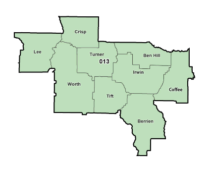 Georgia Senate 13th District map